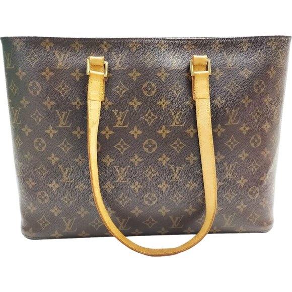 674335C V Louis Vuitton Shoulder Bag Luco Brown Monogram - Picture 1 of 10
